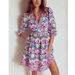 Boden Multicolor Floral Dress